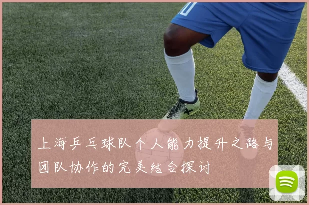 上海乒乓球队个人能力提升之路与团队协作的完美结合探讨