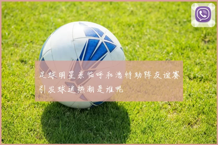足球明星亲临呼和浩特助阵友谊赛引发球迷热潮是谁呢