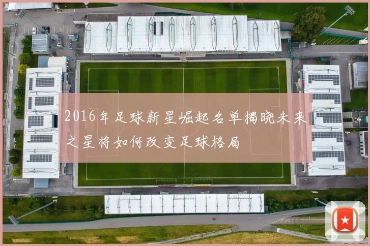2016年足球新星崛起名单揭晓未来之星将如何改变足球格局